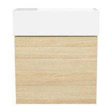 Lottie 480mm Wall Hung Small Space Vanity with Ceramic Countertop